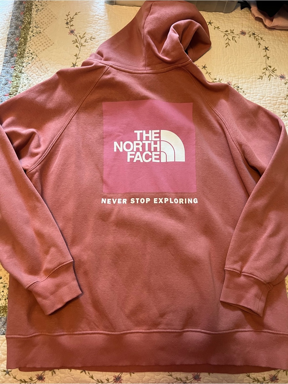The North Face Men's Crewneck Hoodie - Dusty Rose